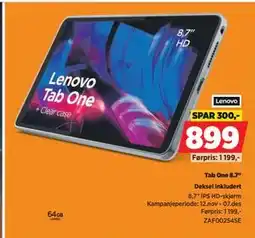POWER Tab One 8.7, NOK 899 tilbud