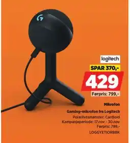 POWER Mikrofon, NOK 429 tilbud