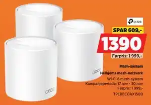 POWER Mesh-system, NOK 1390 tilbud