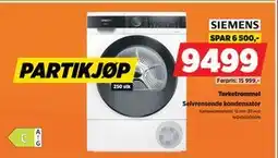 POWER Tørketrommel, NOK 9499 tilbud