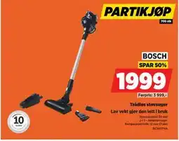 POWER Trådløs støvsuger, NOK 1999 tilbud