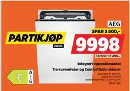 POWER Integrert oppvaskmaskin, NOK 9998 tilbud