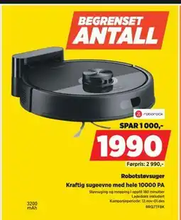 POWER Robotstøvsuger, NOK 1990 tilbud