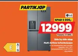 POWER Side by side-skap, NOK 12999 tilbud