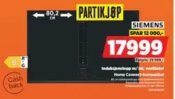 POWER Induksjonstopp m/ int. ventilator, NOK 17999 tilbud