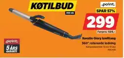 POWER Keratin Glory krølltang, NOK 299 tilbud