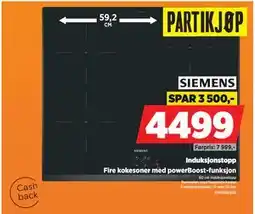 POWER Induksjonstopp, NOK 4499 tilbud