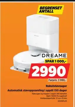 POWER Robotstøvsuger, NOK 2990 tilbud