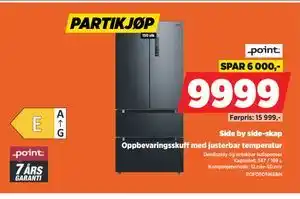 POWER Side by side-skap, NOK 9999 tilbud