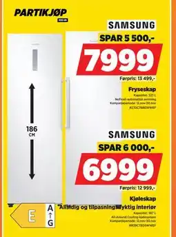 POWER Fryseskap, NOK 7999 tilbud