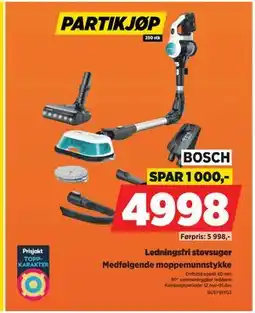 POWER Ledningsfri støvsuger, NOK 4998 tilbud