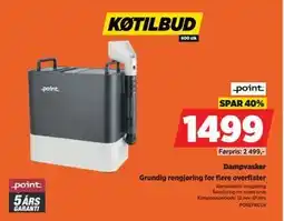 POWER Dampvasker, NOK 1499 tilbud