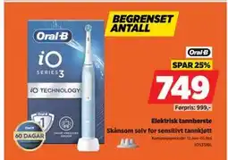 POWER Elektrisk tannbørste, NOK 749 tilbud