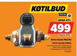 POWER Dolce Gusto Mini Me, NOK 499 tilbud