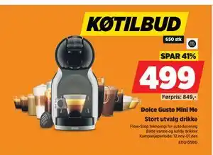 POWER Dolce Gusto Mini Me, NOK 499 tilbud
