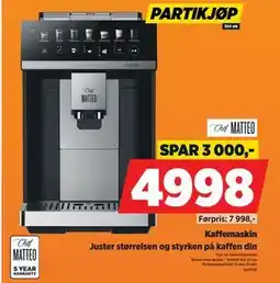 POWER Kaffemaskin, NOK 4998 tilbud