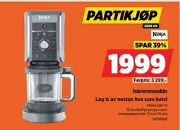 POWER Iskremmaskin, NOK 1999 tilbud