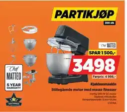 POWER Kjøkkenmaskin, NOK 3498 tilbud