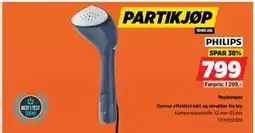 POWER Tøydamper, NOK 799 tilbud