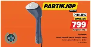 POWER Tøydamper, NOK 799 tilbud