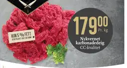 CC Mat Nykvernet karbonadedeig CC-kvalitet tilbud