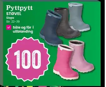 Sport Outlet Pyttpytt støvel slaps tilbud