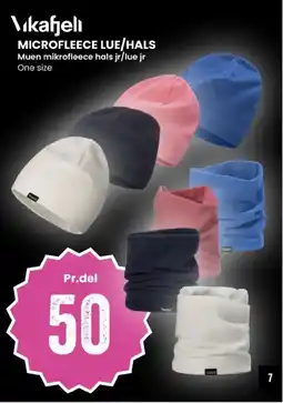 Sport Outlet Vikafjeli microfleece lue/hals tilbud