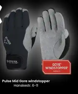 Sport Outlet Pulse mid gore windstopper hanskestr. 6-11 tilbud