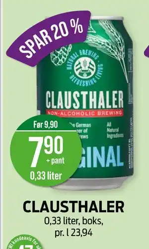 Kiwi CLAUSTHALER, NOK 7.9 tilbud