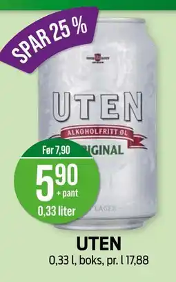 Kiwi UTEN, NOK 5.9 tilbud