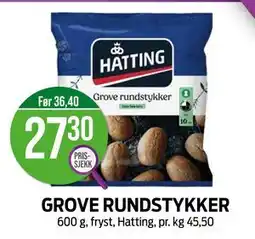 Kiwi GROVE RUNDSTYKKER, NOK 27.3 tilbud