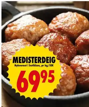 Nordby Supermarket MEDISTERDEIG, SEK 69.95 tilbud