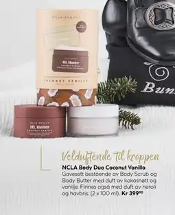 Vitusapotek NCLA Body Duo Coconut Vanilla, NOK 399.9 tilbud