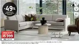 Bohus ETON hjørnesofa, NOK 15999 tilbud