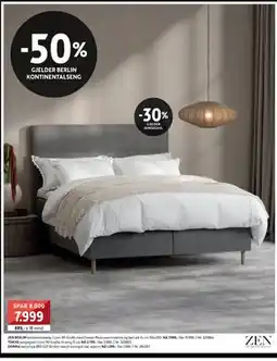 Bohus GJELDER BERLIN KONTINENTALSENG tilbud