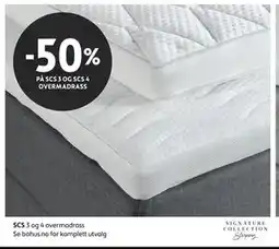 Bohus 50% PÅ SCS 3 OG SCS 4 OVERMADRASS tilbud