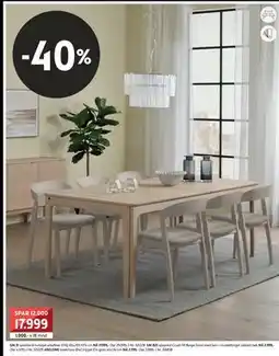 Bohus SM 31 spisebord, NOK 17999 tilbud