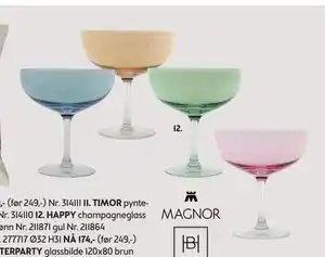 Bohus HAPPY champagneglass, NOK 254 tilbud