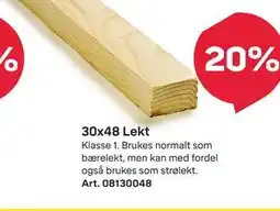 Byggmax 30x48 Lekt tilbud