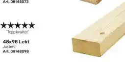 Byggmax 48x98 Lekt tilbud