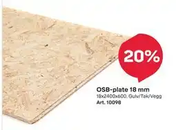 Byggmax OSB-plate 18 mm tilbud