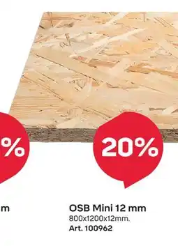 Byggmax OSB Mini 12 mm tilbud