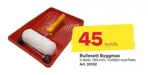 Byggmax Rullesett Byggmax, NOK 45 tilbud