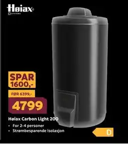 Megaflis Høiax Carbon Light 200, NOK 4799 tilbud