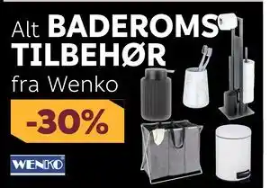 Megaflis Alt BADEROMSTILBEHØR fra Wenko tilbud