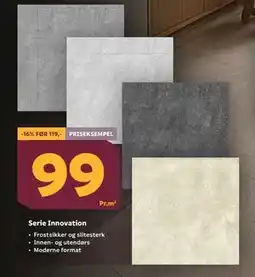 Megaflis Serie Innovation, NOK 99 tilbud