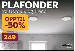 Megaflis Nordlux Gry 22 downlight/plafond hvit, NOK 249 tilbud