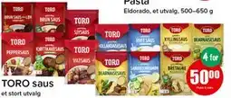 Spar TORO saus, NOK 50 tilbud