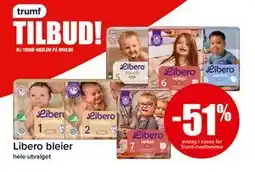 Spar Libero bleier tilbud