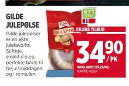 Meny GILDE JULEPØLSE, NOK 34.9 tilbud